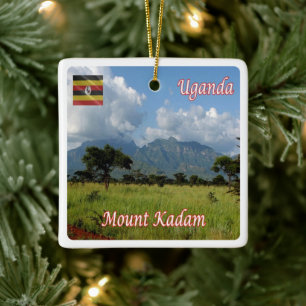 Ornement En Céramique zUG009 OUGANDA, Mont Kadam, Afrique,