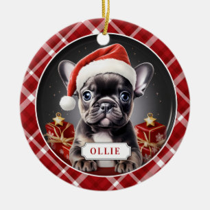 Ornement en Cercle de Chien-taureaux de France Noi