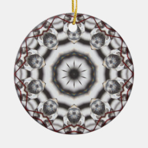 Ornement en cristal de Noël de kaléidoscope de