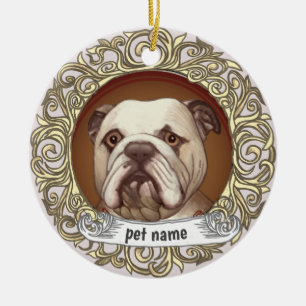 ornement en mémoire d'un Bulldog