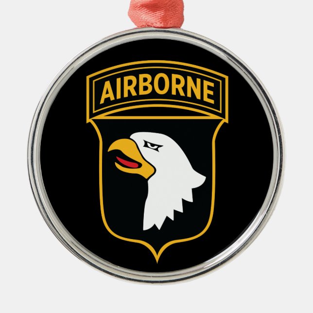 Ornement En Métal 101e division aéroportée - Insigne de signalisatio (Devant)