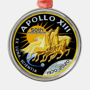 Ornement En Métal 13 50e anniversaire d'Apollo 1970 - 2020