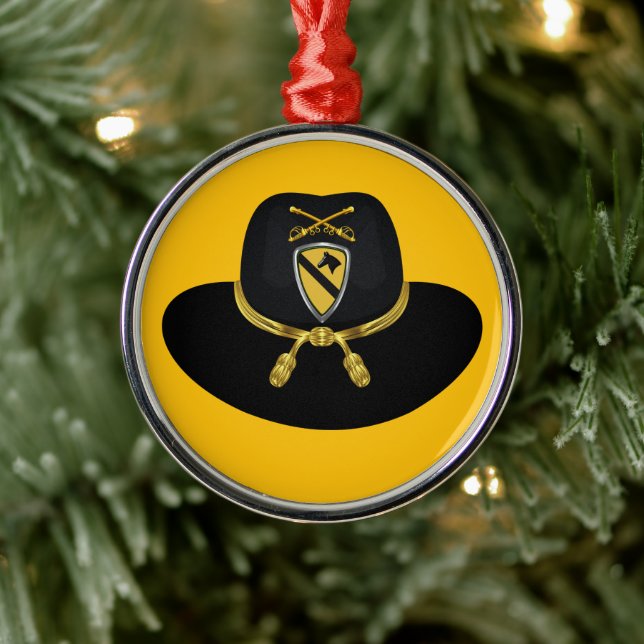 Ornement En Métal 1ère division de cavalerie Noël (Arbre)