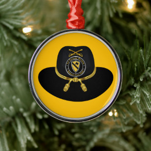 Ornement En Métal 1ère division de cavalerie Noël