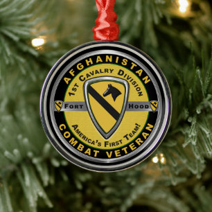 Ornement En Métal 1ère division de cavalerie Noël