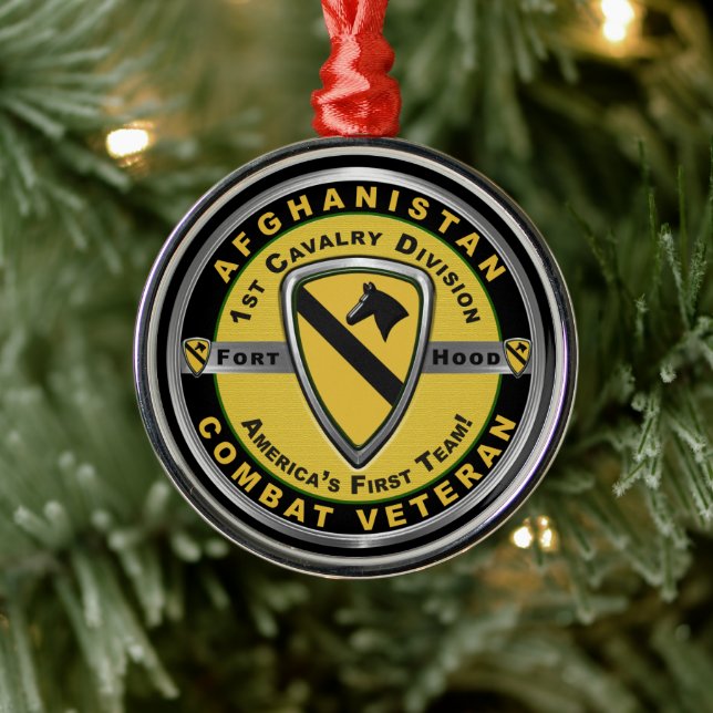 Ornement En Métal 1ère division de cavalerie Noël (Arbre)