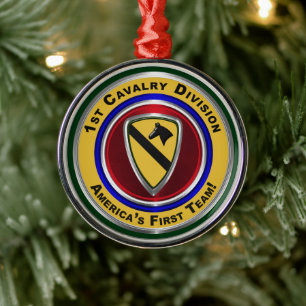 Ornement En Métal 1re division de cavalerie Noël