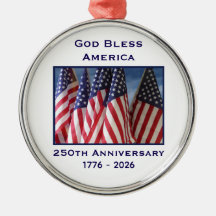 250e anniversaire USA Patriotique Dieu bénisse l'A