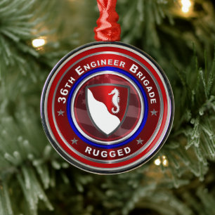 Ornement En Métal 36e BRIGADE D'INGÉNIEURS Noël