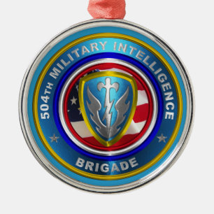 Ornement En Métal 504e brigade de renseignement militaire