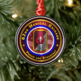 Ornement En Métal 62e brigade Médicale Noël