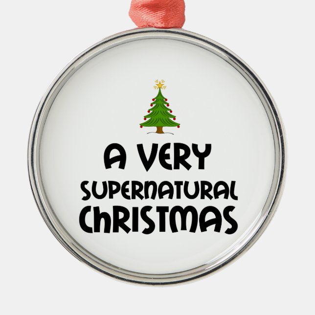 ORNEMENT EN MÉTAL A VERY SUPERNATURAL CHRISTMAS (Devant)