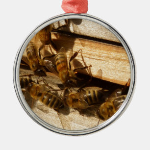 Ornement En Métal Abeilles de miel