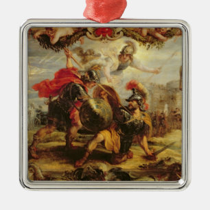 Ornement En Métal Achille défaisant Hector, 1630-32