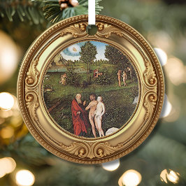 Ornement En Métal Adam and Eve Advent Jesse Tree