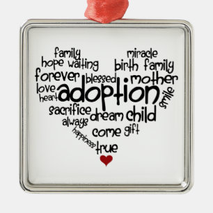 Ornement En Métal Adoption