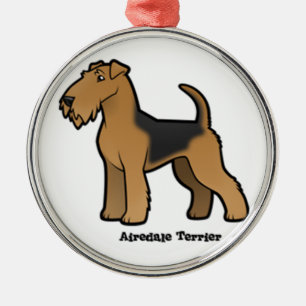 Ornement En Métal airedale terrier