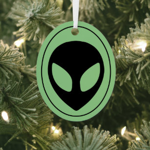 Ornement En Métal Alien spatial