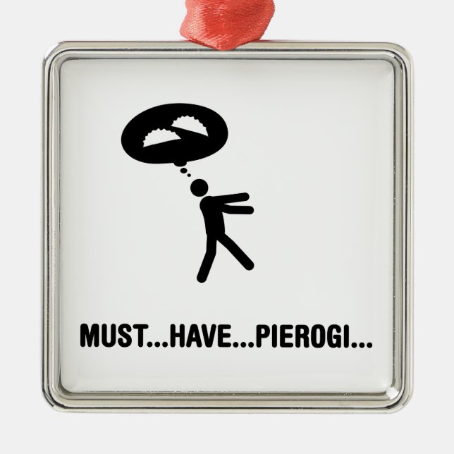 Ornement En Métal Amant de Pierogi (Devant)