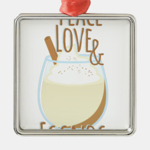 Ornement En Métal Amour et lait de poule