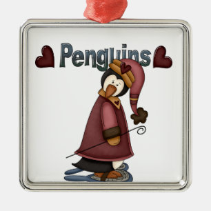 Ornement En Métal Amour Penguins Keepsaké Ornament