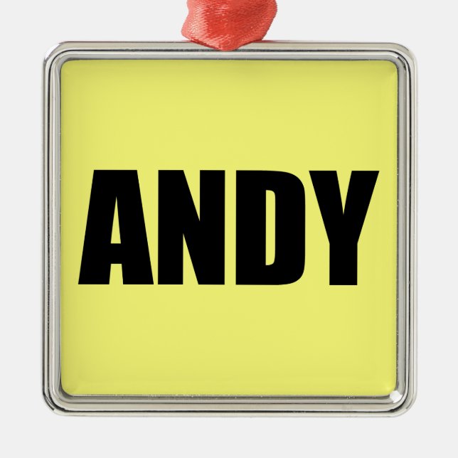 Ornement En Métal Andy (Devant)