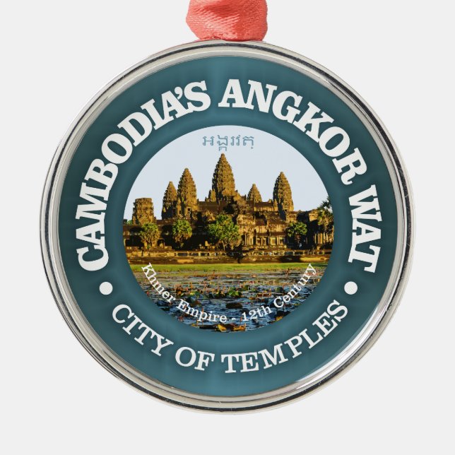 Ornement En Métal Angkor Wat (Devant)