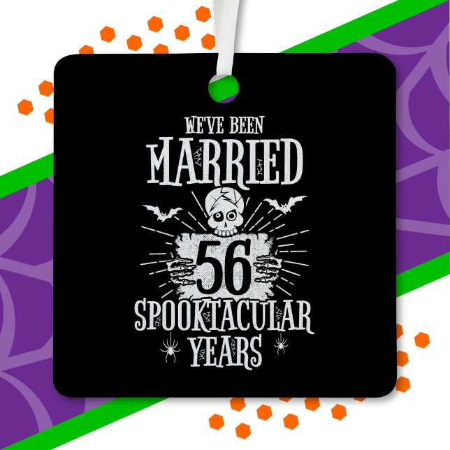 Ornement En Métal Anniversaire du 56e Mariage de Spooktacular d'Hall (Créateur téléchargé)
