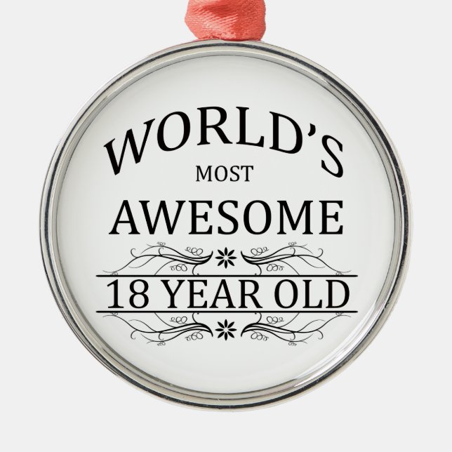 Ornement En Métal Ans les plus impressionnants du monde 18 (Devant)