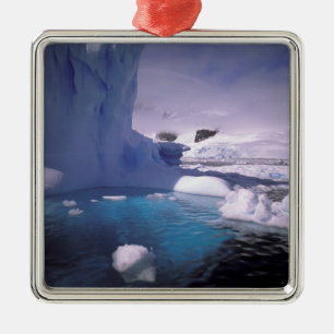 Ornement En Métal Antarctique. Paysages glaciaires antarctiques 2