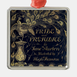 Ornement En Métal Antique Jane Austen Fierté et préjugé Peacock