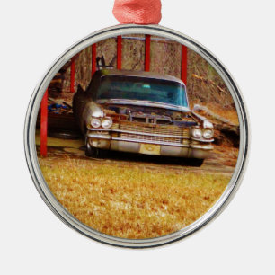 Ornement En Métal Argent 1963 Sadan Deville