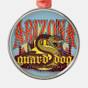 Ornement En Métal Arizona Serpent en garde