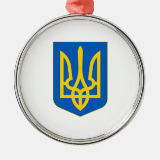 Ornement En Métal Armoiries de l'Ukraine