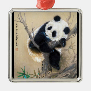 Ornement En Métal Art pelucheux doux mignon chinois frais d'arbre