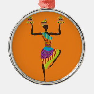 Ornement En Métal Art tribal des femmes africaines