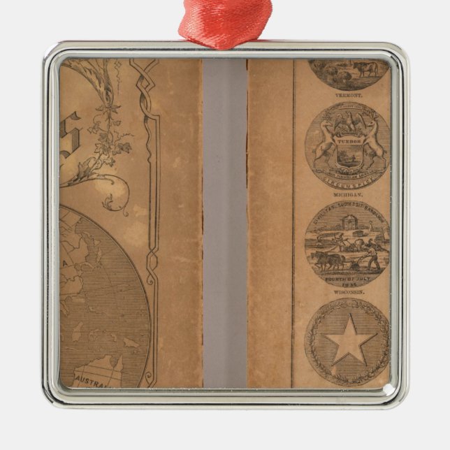 Ornement En Métal Atlas du compagnon de Cornell (Devant)