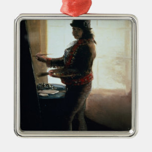 Ornement En Métal Autoportrait de Francisco Jose de Goya y Lucientes