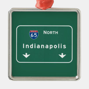 Ornement En Métal Autoroute d'autoroute nationale d'Indianapolis