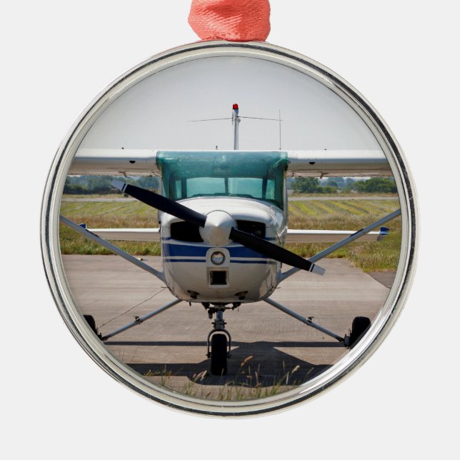 Ornement En Métal Avion léger Cessna (Devant)