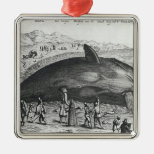 Ornement En Métal Baleine morte