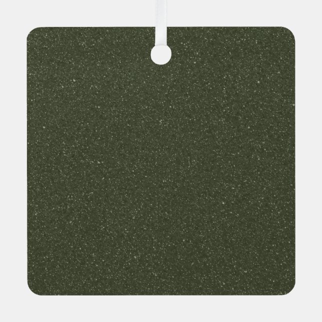 Ornement En Métal Balise d'ornement texturé Moss Green (Recto)