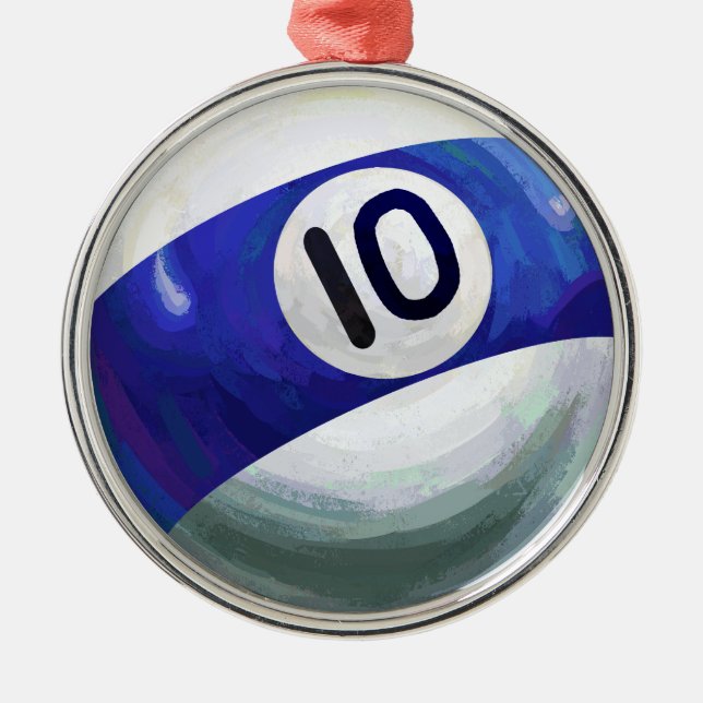 Ornement En Métal Balle 10 (Devant)