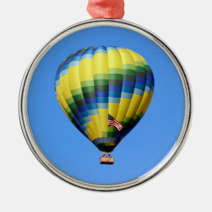 Ornement En Métal Ballon à air chaud