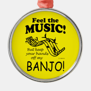 Ornement En Métal Banjo Sent La Musique