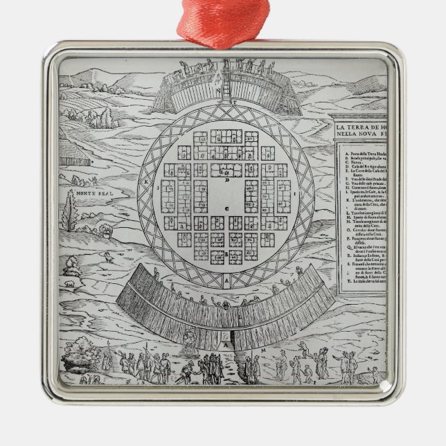 Ornement En Métal Base de Hochelaga (Devant)