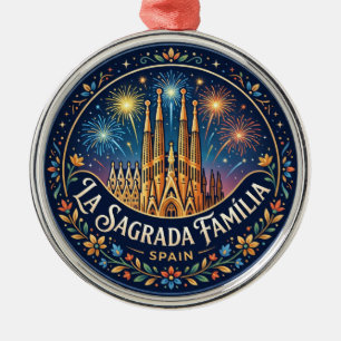 Ornement En Métal Basilique de la Sagrada Família Espagne