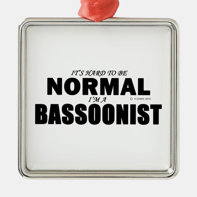 Ornement En Métal Bassooniste normal (Devant)