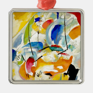 Ornement En Métal Bataille maritime de Kandinsky 1913