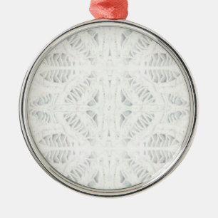 Ornement En Métal BATTENBURG LACE Premium Round Orament